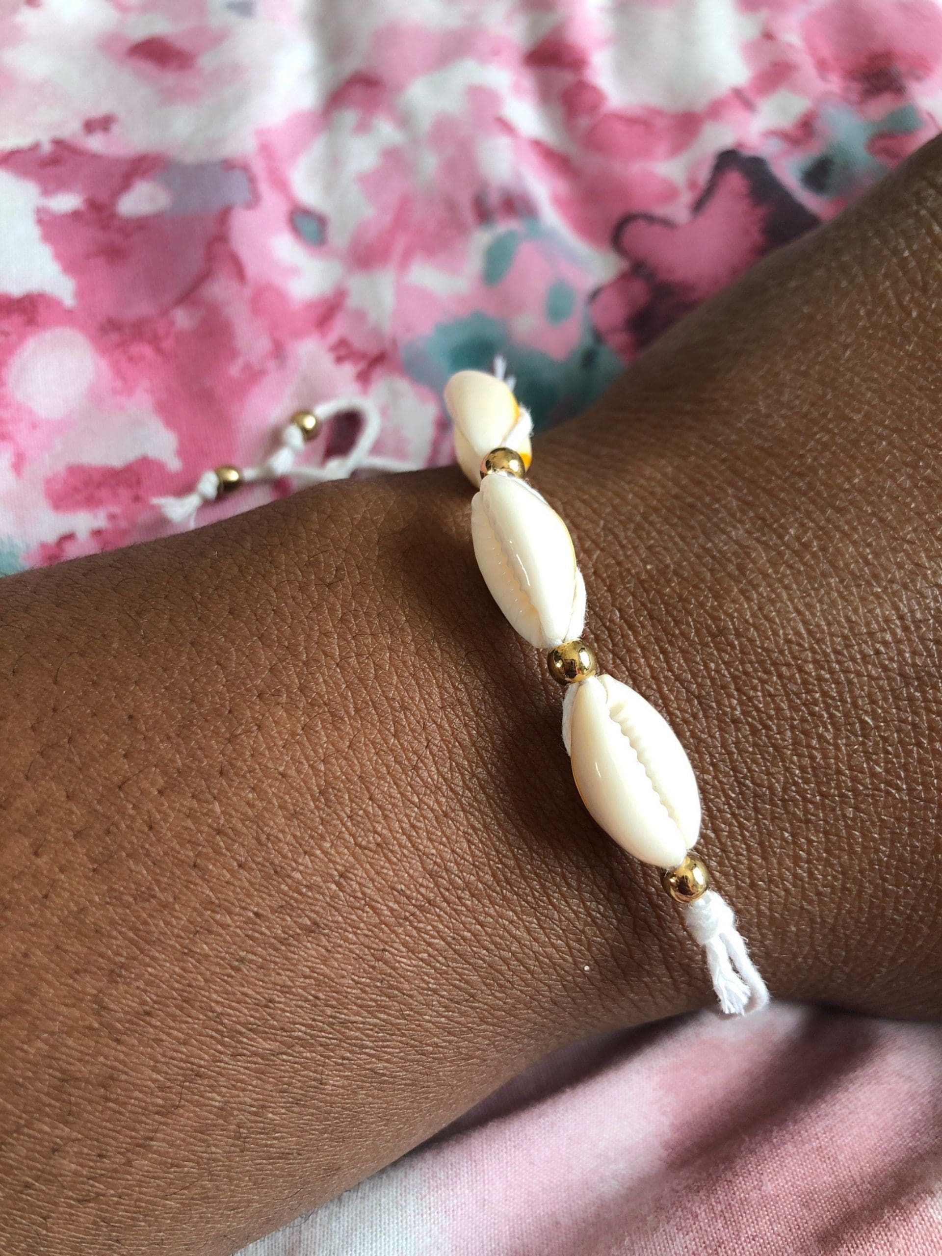 Handmade Crowie Shell Bracelet Made in Senegal