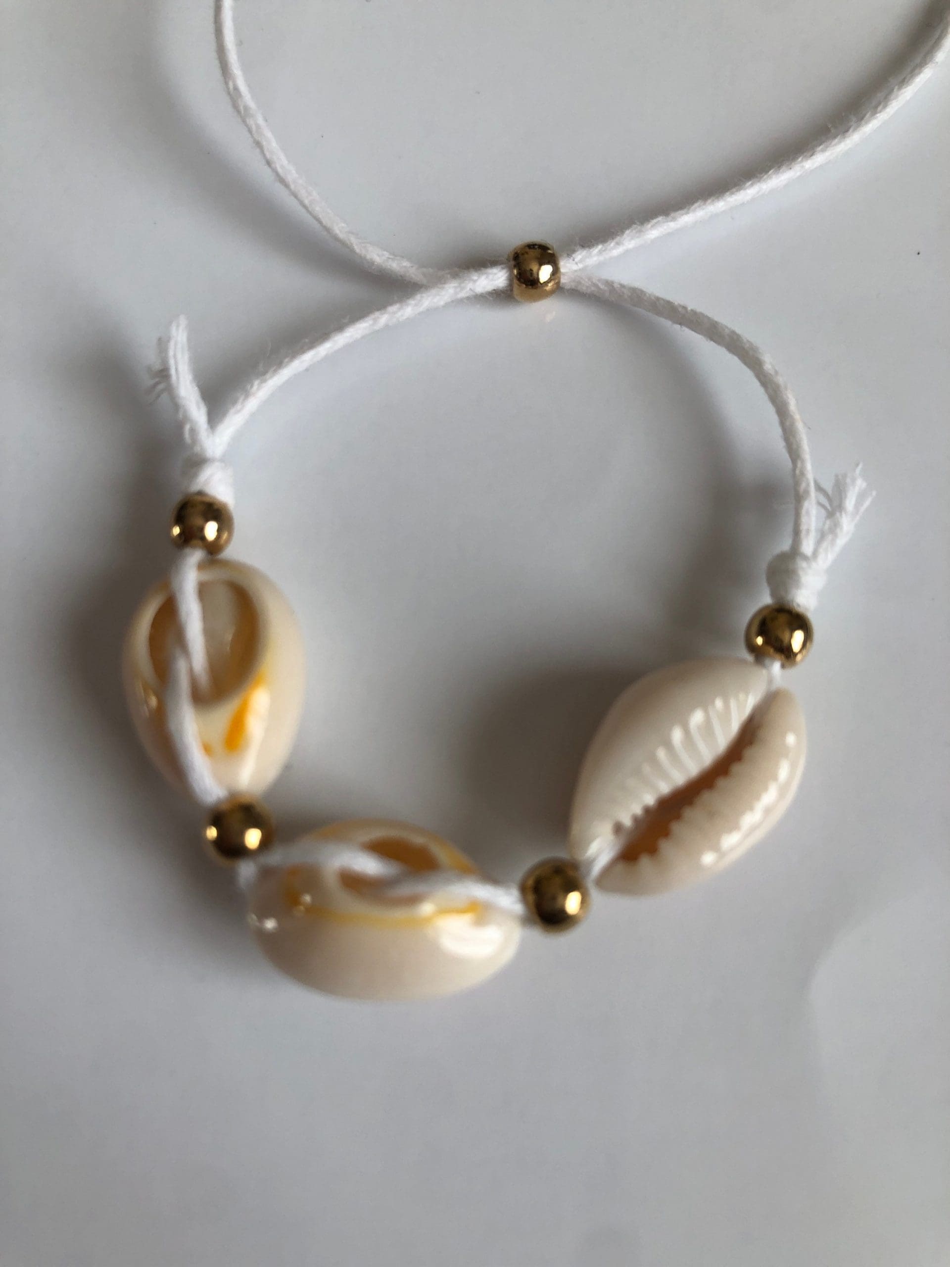 Handmade Crowie Shell Bracelet Made in Senegal