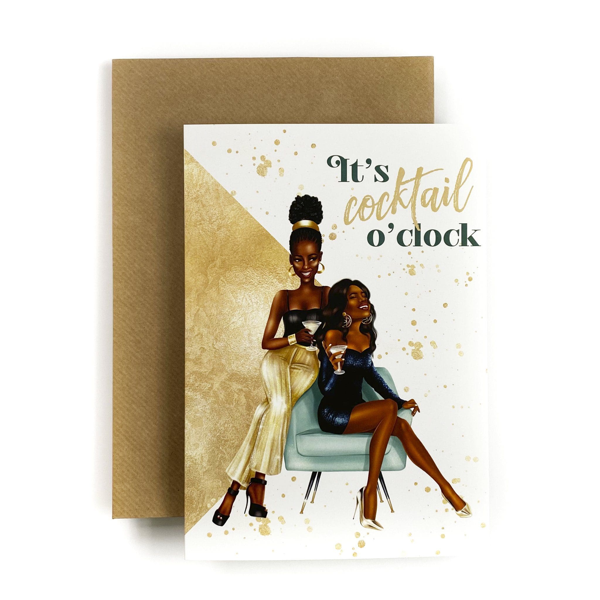 Cocktail o'clock - Greetings Card