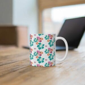 Ceramic Mug - Hibiscus