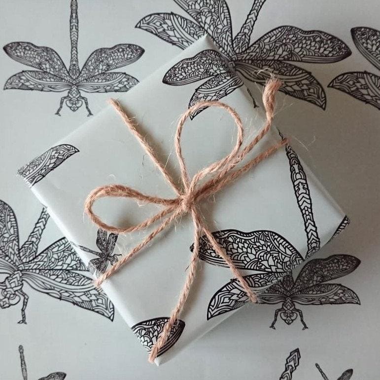 Luxury Gift Wrap - Dragonfly