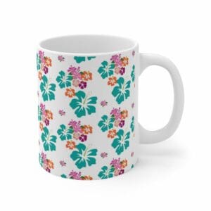Ceramic Mug - Hibiscus
