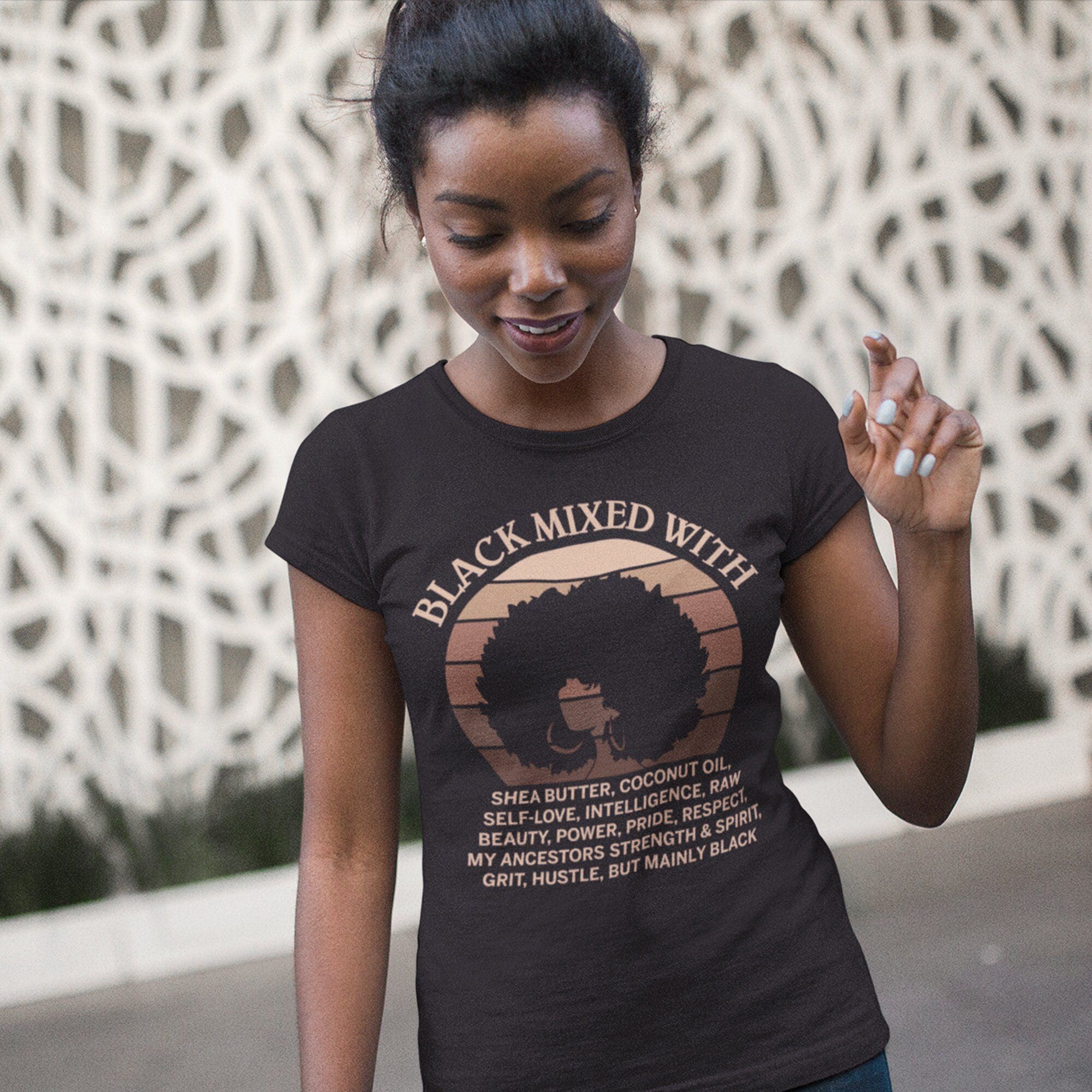 Melanin Afro Hair Shirt