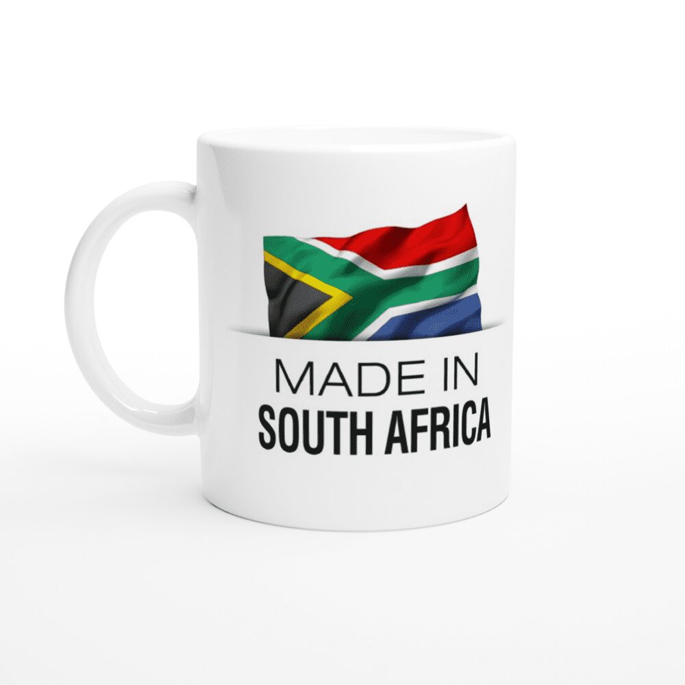 South Africa Mug, wakuda, african print fans, black-owned brands, black pound day