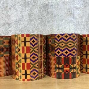 Set of 4 Kente Mugs