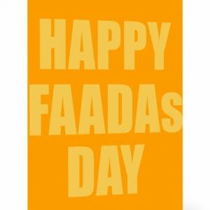 Faadas Day Card, wakuda, african print fans, black-owned brands, black pound day