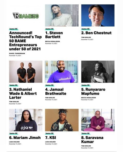 bame 50, bame, wakuda, black-owned, black founders