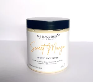 sweet mango body butter, gifts for her, shea butter
