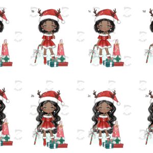Personalised Girl Present Christmas Bauble