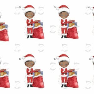 Personalised Boy Christmas Santa Sack