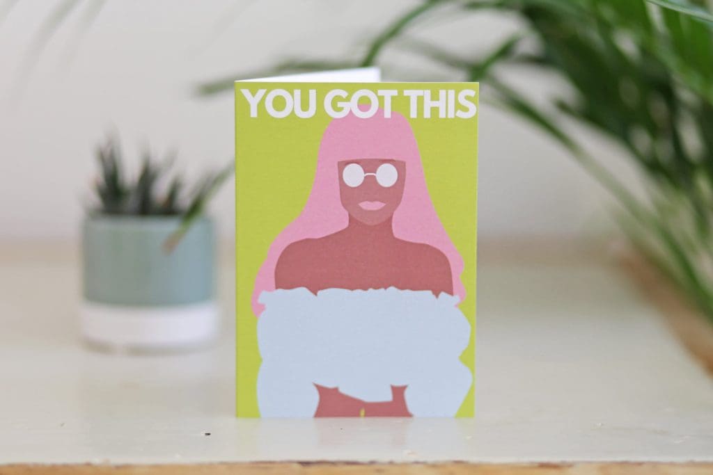 You Got This Good Luck Encouragement greeting Card A6 | Wakuda