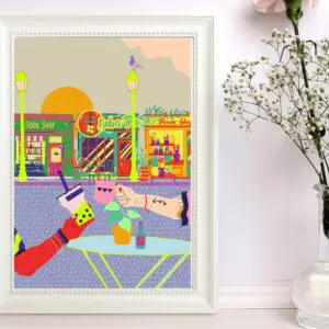 Dreamtown: Piazza A4/A3 Print Wall Art