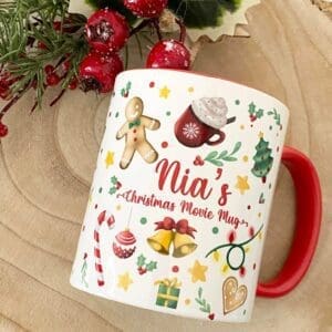Personalised Christmas Movie Mug