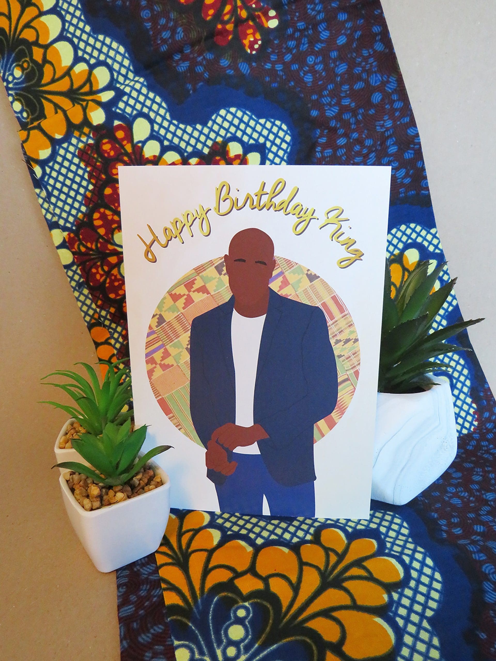 Black Man 'Issac' Birthday Card
