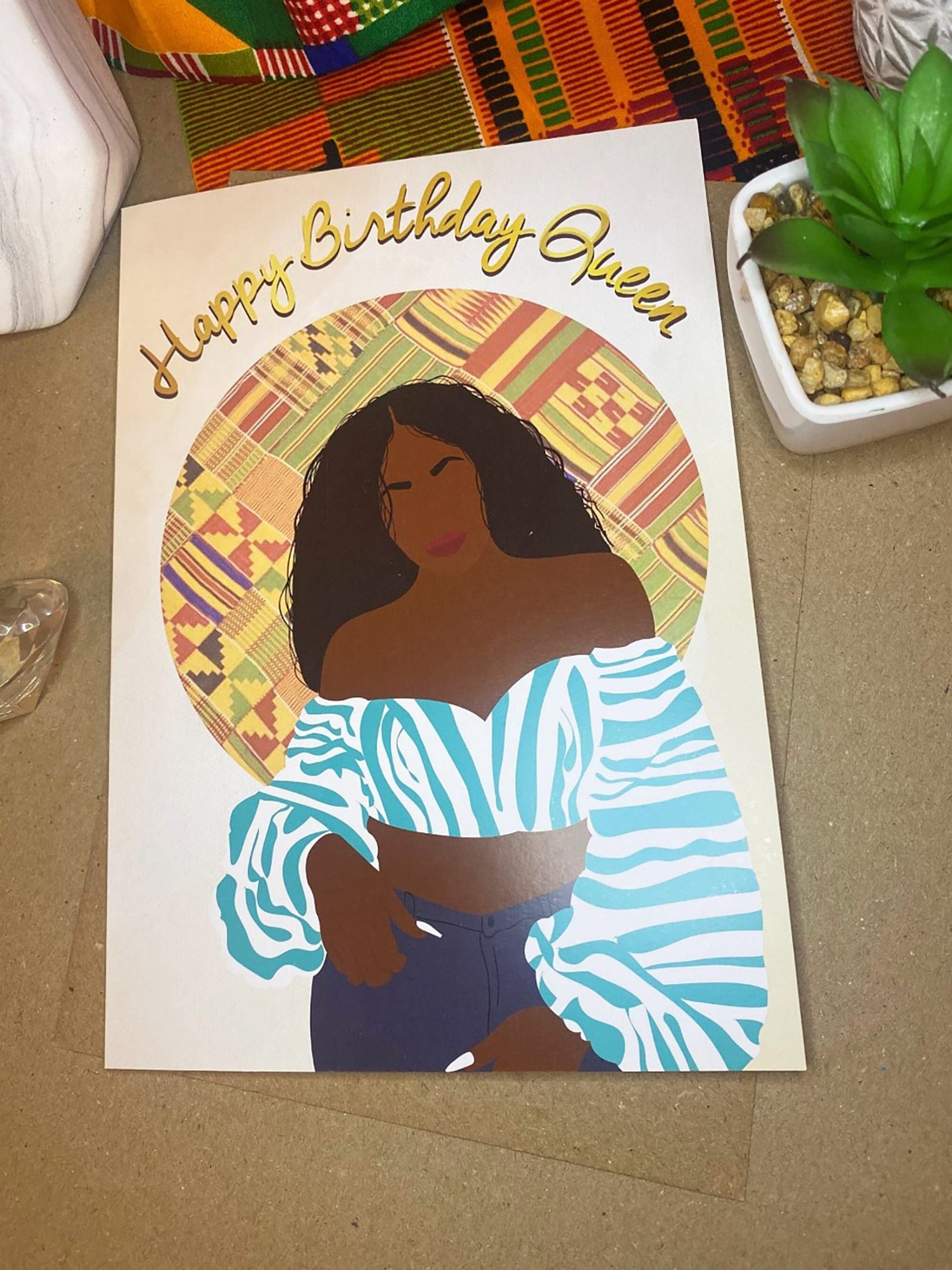 Black Girl Birthday Card