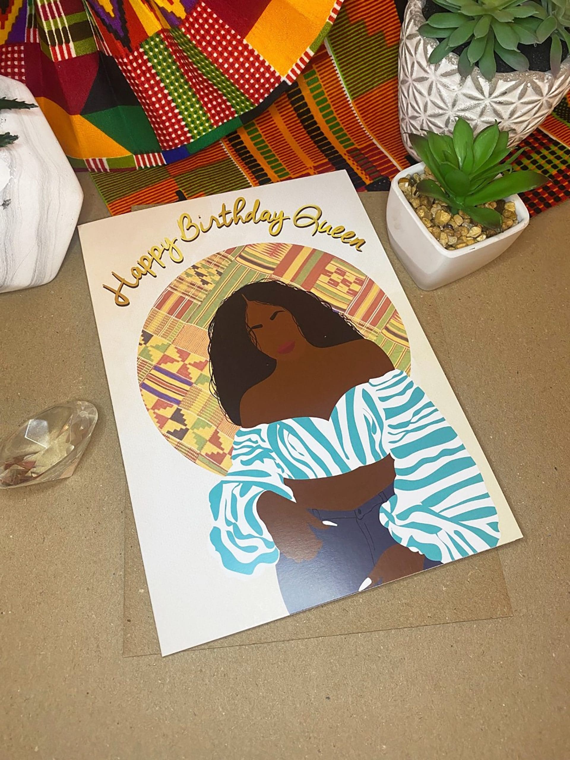 Black Girl Birthday Card