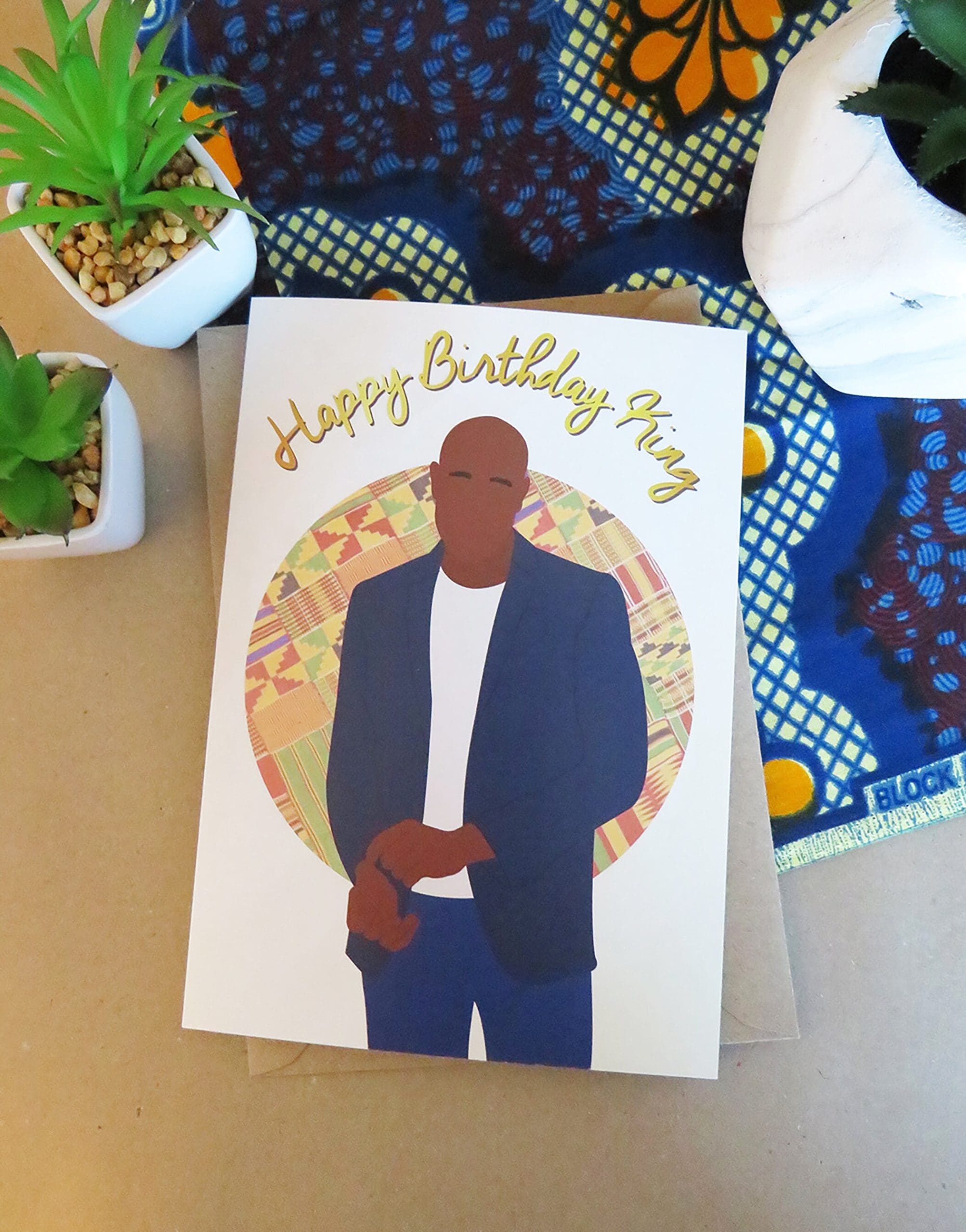 Black Man 'Issac' Birthday Card