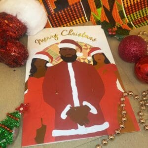 Black Family Christmas Card