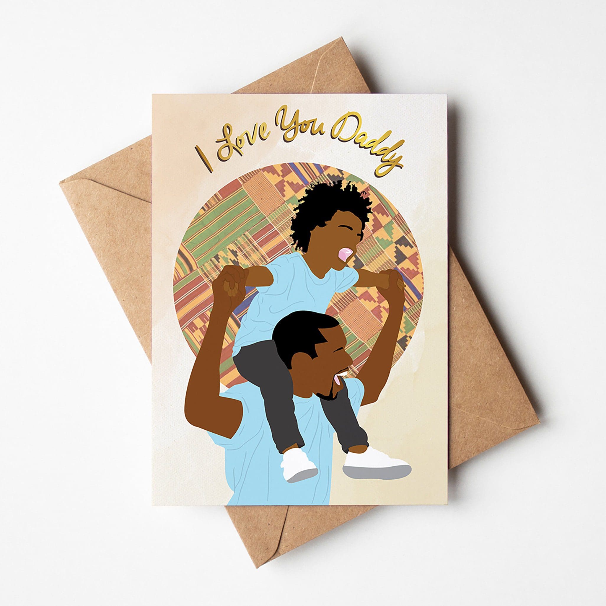 Black Father's Day Card | Father and Child