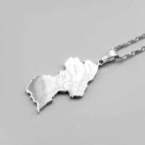 Guyana City Map Pendant