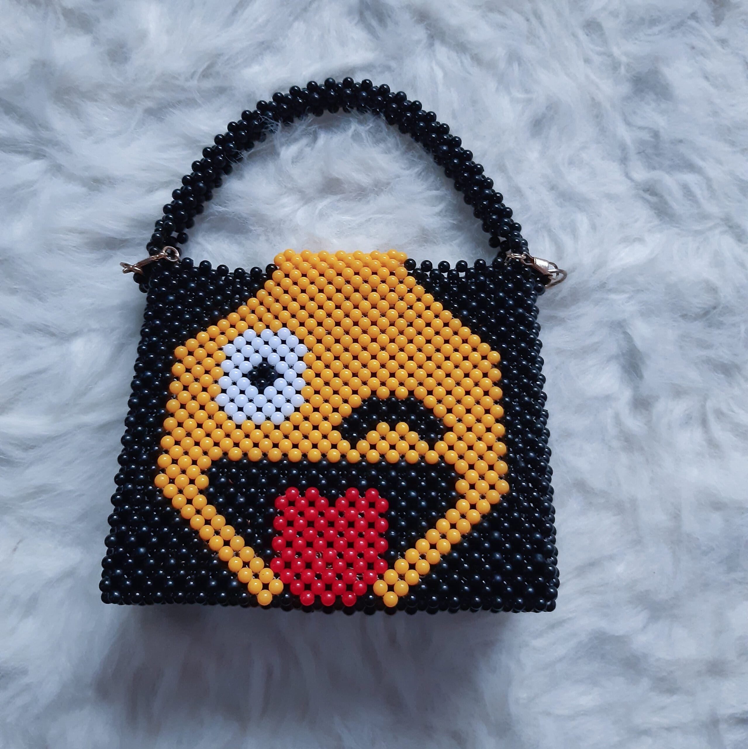 Image of Emoji Beaded Bag