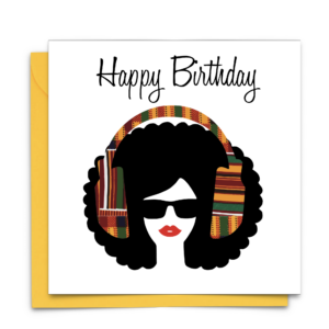 Afro Lips Birthday Card | AfroTouch Design