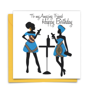 My Girl 2 Birthday Card | AfroTouch Design
