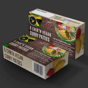 6 x vegan chik'n cocktail size patties
