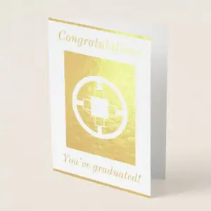 Graduation Adinkra greeting card