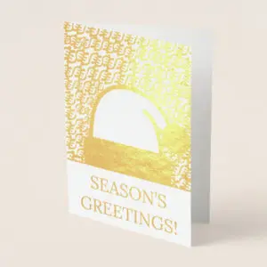Adinkra ‘Jolly hat’ Christmas card