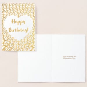Gye Nyame Adinkra Birthday card