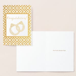 ‘Eban’ Adinkra Wedding greeting card