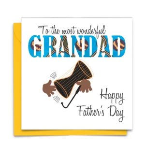 Talking Drum Father’s Day Card