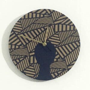 Afro Woman Wall Clock