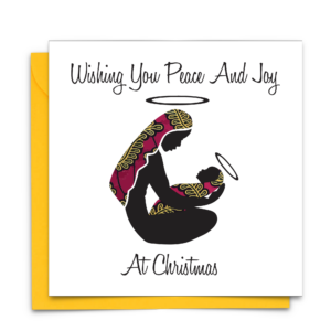 Mother and Child Christmas Card