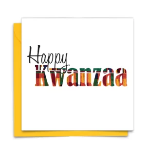 Happy Kwanzaa Christmas Card