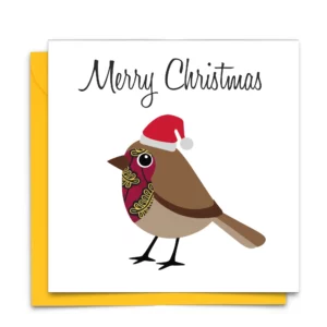 Robin Christmas Card