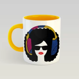 Afro Lips Mug - Swirls