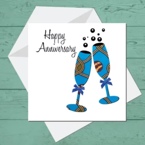 Afrocentric Anniversary Card