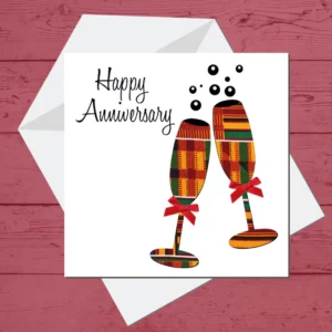 Afrocentric Anniversary Card