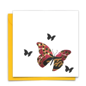 Flying Butterfly Card