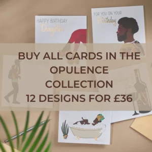 Opulence Collection Birthday Card