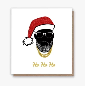 Ho Ho Ho Christmas Card