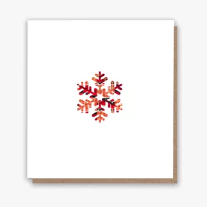 Kente Snowflake Card (R)
