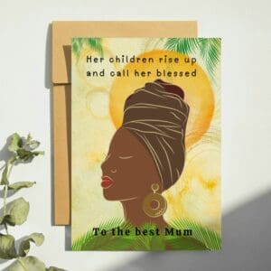 Her Children Rise Up For Mum Card