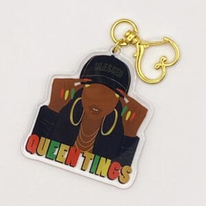 Queen Tings 2 Charm Keyring