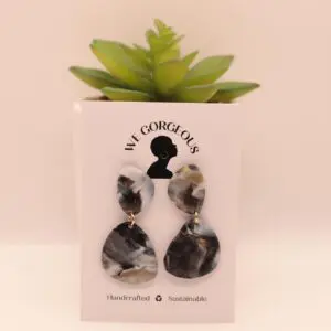 Isosceles Upcycled Sustainable Drop Earrings