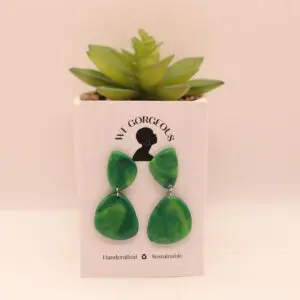 Isosceles Upcycled Sustainable Drop Earrings