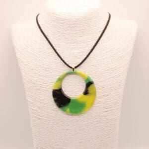 Circle Cutout Upcycled Sustainable Necklace