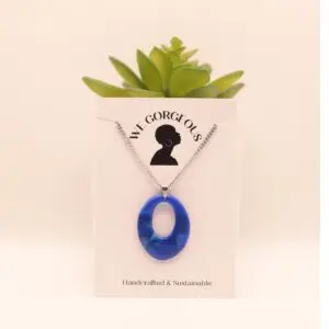 Oval Cutout Upcycled Sustainable Necklace